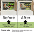 Evelots Wire Rack Cabinet Shelf Organizer -2 Pack Sturdy Metal Cabinet Riser Shelf - Double Space-Great for Kitchen, Freezer, Pantry -Rustproof...