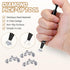 3Pcs 4 Prongs Jeweler's Pick up Tool, Stainless Steel Piercing Ball Grabber Tool, 4-Claw Pick up Tool for Small Parts Pickup, Pick Up Tool for Tin...