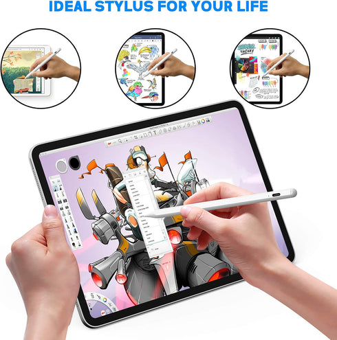 Stylus Pens for Touch Screens, NTHJOYS Active Stylus Pen for iOS/Android with Magnetic Design Fine Point Stylist Pencil Compatible with Apple iPad...
