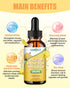 Calcium Magnesium Potassium Supplement Liquid,400mg Magnesium Glycinate,600mg Calcium Magnesium Drop Supplement with Vitamin D and Zinc (60ml/Lemo...