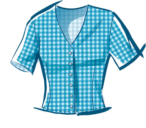 McCall's Misses' Vest Style Tops Sewing Pattern Packet, Design Code M8451, Sizes 8-10-12-14-16, Multicolor...