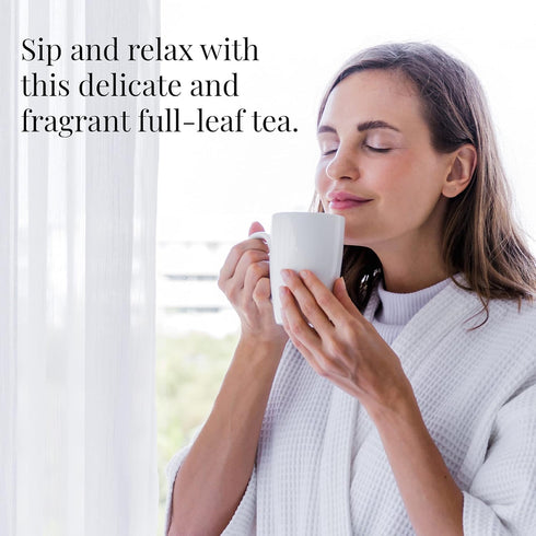 The Republic of Tea Jasmine Jazz Green Full-Leaf Loose Tea 3.0 oz Tin | Steeps 50 Cups | Caffeinated...