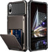 Vofolen Case for iPhone Xs Case iPhone X Wallet ID Slot Credit Card Holder Scratch Resistant Dual Layer Protective Bumper Rugged TPU Rubber Armor ...