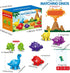 Matching Dinosaur Toys Number 1-10, Fine Motor Toys, Dino Match Game Preschool Educational Montessori Learning Toys for Toddlers Boys Girls, Count...