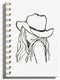 Cowgirl Notebook - Preppy Notebook, Preppy Journal, Western Notebook, Western Office Supplies, Howdy Western Notebook Journal, Cowgirl Stuff Spira...