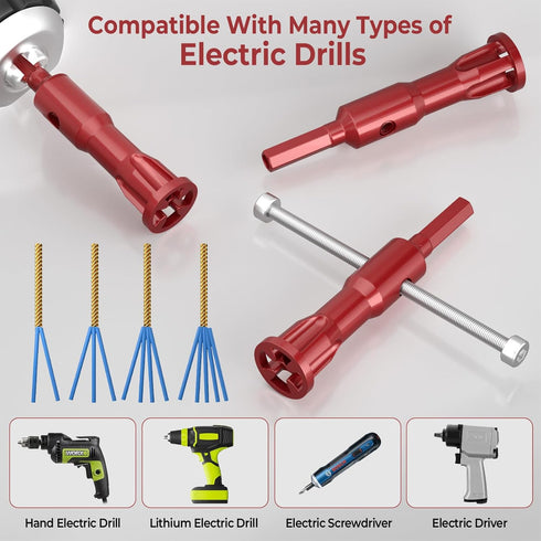 Wire Twisting Tool, Drill Bit Twister, Wire Twister, and Wire Connector Twisting Tool, Used for Manual and Electric Drills...