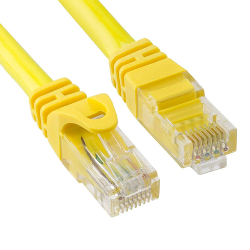 Cmple - RJ45 Cat-6 Ethernet Patch Internet Cable, High Speed Cat6 Network Cable 10 Gigabit, Cat 6 Ethernet LAN Cord with Gold Plated RJ45 Connecto...