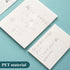M&G 300 Sheets Transparent Sticky Notes, Waterproof Self-Adhesive Translucent Sticky Notes Pads Clear Post It Notes for Books Annotation School & ...