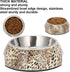 Pet Feeding Bowl, 14cm/5.5in Stainless Steel Dog Bowls Double Wall Dog Food and Water Bowl with Rubber Base for Small Medium Sized Dogs or Cats(S)...