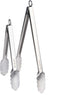 Babish 12” & 9” Locking Kitchen Tong Set, Stainless Steel...