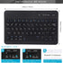 Russian Keyboard, Thin 7 Inch Rechargeable Russian and English Bilingual Bluetooth Keyboard,for Andriod for Win for iOS, and wearresistant...