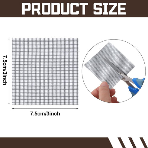 16 Pcs Window Screen Repair Kit Screen Repair Tape Self Adhesive Screen Repair Patch Fiberglass Replacement Screens for Windows Doors Tent Net to ...