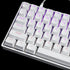YMDK Double Shot 108 Dyed PBT Shine Through OEM Profile Keycap Rainbow Carbon Sunset Backlit Keycaps for MX Switches Mechanical Keyboard?Only Keyc...