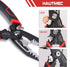 HAUTMEC Forged Wire Stripper Pliers 8", Compact Design, Multifuncion Electrical Tool: Pliers,Stripper, Cable Cutter, Crimper HT0319-PL...