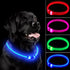 LED Dog Collar, Rechargeable Light Up Dog Collars,IP67 Waterproof Dog Lights for Night Walking?Adjustable, Reusable Safety Necklace for Small Medi...