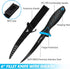 FLISSA Fish Fillet Knife, 6" Fishing Knife & Bait Knife with Protective Sheath, Non-Slip Handle, Belt Clip and Razor Sharp 8Cr13MoV Stainless-Stee...