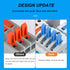 6Set DIN Rail Terminal Blocks, Quick Wiring Cable Connector DIY Splicing Push-in Wire Connectors for Circuit Inline 28-12AWG (2 in 8 Out)...