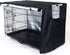 Durable Dog Crate Cover-Double Door, Pet Kennel Cover Waterproof Anti-UV Dog Cage Cover Fit for 24-48 inches Crate -Black...