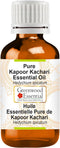 Pure Kapoor Kachari Essential Oil (Hedychium spicatum) Steam Distilled 15ml (0.50 oz)...