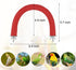 Bird Perches Parrot Cage Perch Rough Surface Perch Stand for Parakeets Budgies Cockatiels Conures Lovebirds (Small (Red)...