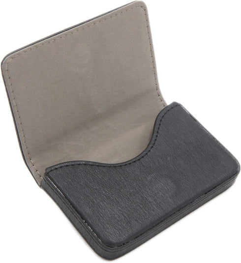 RFID Blocking Wallet - Minimalist Leather Business Credit Card Holder - Black2...