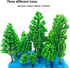 21 Pieces Mixed Model Trees,1.18-5.51 inch Model Train Scenery Architecture Trees Fake Trees for DIY Crafts, Building Model, Projects, Woodland wi...