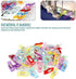 50Pcs Sewing Clips Craft Quilting Binding Plastic Clips Clamps Pack of 50 Clear Red (50pcs Mixed Color)...