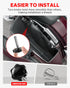 Amazicha Saddlebag Locks Theft Deterrent Saddle Bag Mounting Screw Bolt Black Fit for Harley Davidson Touring Street Glide,Electra Glide, Road Gli...