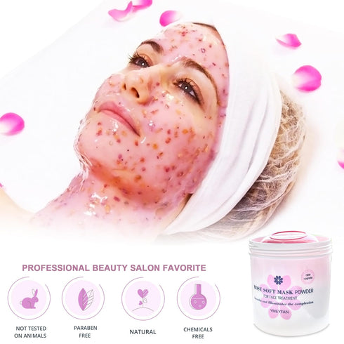 Jelly Mask for Facials Professional Skin Care - Rose Gel Peel Off Face Mask Skincare for Smooths & Brightening, Hydrating Spa Esthetician Hydro Je...