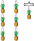 6 Pcs Pineapple Car Air Fresheners, Funny Pineapple Hanging Car Air Fresheners Long Lasting Cute Car Mirror Scented Hanging Car Decoration Ornamen...