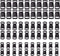 Golden Pearl 5/8, 1/2, and 3/8 inch(20 Each) Black Plastic Contoured Side Release Buckles for Paracord Bracelets-60pcs...