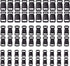 Golden Pearl 5/8, 1/2, and 3/8 inch(20 Each) Black Plastic Contoured Side Release Buckles for Paracord Bracelets-60pcs...