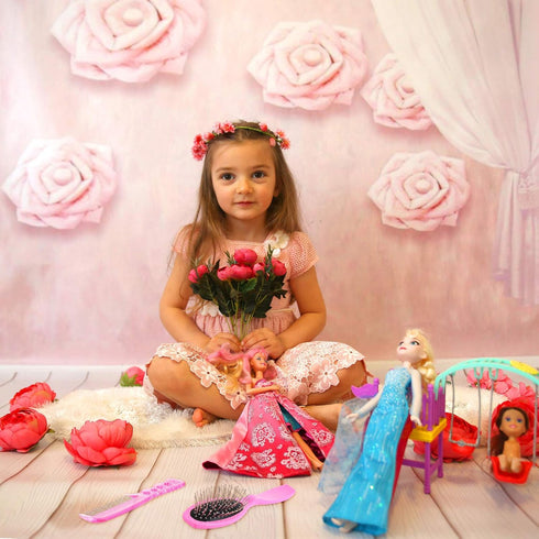 Patelai 4 Pieces Doll Hair Brush Plastic Pink Wig Accessories for 18 Inch Dolls and Other Hair Care Accessories, 2 Style...