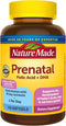 Nature Made Prenatal with Folic Acid + DHA, Prenatal Vitamin and Mineral Supplement for Daily Nutritional Support, 110 Softgels, 110 Day Supply...