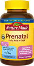 Nature Made Prenatal with Folic Acid + DHA, Prenatal Vitamin and Mineral Supplement for Daily Nutritional Support, 110 Softgels, 110 Day Supply...