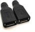 USB A to DC Power Adapter, 2Pcs - Female 5.5x2.1mm Connectors for Laptop Charging...