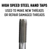 Drill America #2-56 UNC High Speed Steel Tap Set...