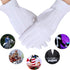SATINIOR 10 Pairs White Cotton Marching Gloves Formal Tuxedo Guard Parade Gloves...