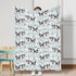 Cow Boho Leaves Baby Blanket for Boy Girl Spring Farm Animals Leaves Flannel Soft Swaddle Blanket Cow Plaids Lightweight Receiving Blankets Beddin...