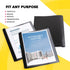 Report Covers - Report Covers with 3-Prong Fasteners Clear Front - Presentation Folders - (6 Set - Plastic - 8.5x11) - 3 Ring Report Folder - Clea...