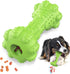 Dog Chew Toys for Aggressive Chewers, Tough Indestructible Dog Toys with Bleef Flavor Interactive Dog Toys Natural Rubber Squeaky Dog Food Toys Ch...