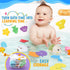 Bath Toys for Kids Ages 1-3 - Mold Free Baby Pool Toys for Toddlers with 2-in-1 Fishing Net Water Spraying Floating Animals and Foam Toy, Wind up ...