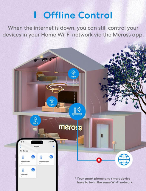 meross Smart Light Bulb, Smart WiFi LED Bulbs Works with Alexa, Google Home, Dimmable E26 Multicolor 2700K-6500K RGBWW, 810 Lumens 60W Equivalent,...
