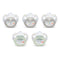 NUK Comfy Orthodontic Pacifiers for 0-6 Months – BPA-Free, 5-Pack, Soft & Durable Design for Baby Comfort...