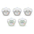 NUK Comfy Orthodontic Pacifiers for 0-6 Months – BPA-Free, 5-Pack, Soft & Durable Design for Baby Comfort...