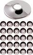 F-25334-25 1/2 inch IPS Sure Grip Flange Escutcheon Plate for Steel Tubing, Shallow, Chrome (Pack of 25)...