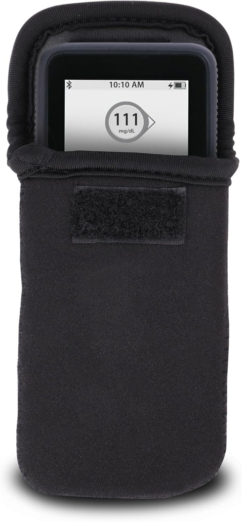 USA Gear Slim CGM System Device Belt Case - Flexible Pouch Holster with Belt Loop - Carrying Case Compatible with Dexcom G7 Receiver, G6, G5, Free...