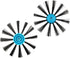 1624772 Edge Brushes Replacement for Bissell SpinWave Wet & Dry Robotic Vacuum, 2 Pack, 2859J, 28599, 3115, 28597,2859W,2859T, 28596,2859Z...