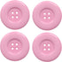YAKA 50pcs 4 Holes Round Sewing Resin Buttons1.5inch/38mm in Bulk for Environmental Sewing Fasteners Scrapbooking DIY Sewing Tailor Crafts Coats C...
