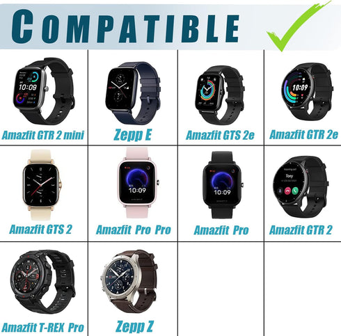 Charger Stand Compatible with Amazfit GTR 2, GTR 2e, GTS 2 Mini, GTS 2e, Pop Pro, Zepp E, Zepp Z,T-REX Pro,USB Charger Cable Fit for Amazfit GTR 2...